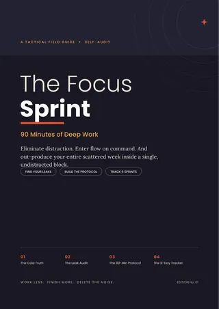 Cover of The Focus Sprint