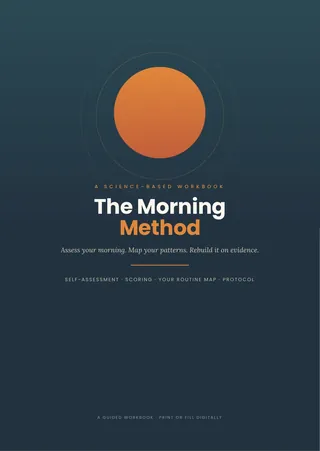 Cover of The Morning Method