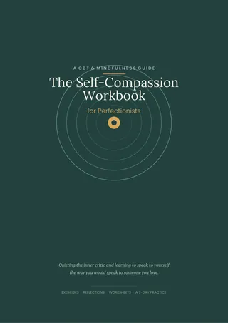 Cover of The Self-Compassion Workbook for Perfectionists